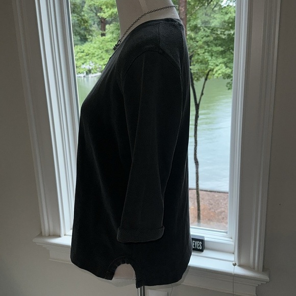 The Wrap Lightweight 3/4 Sleeve Sweatshirt, Size 6 US, EUC - Picture 4 of 7
